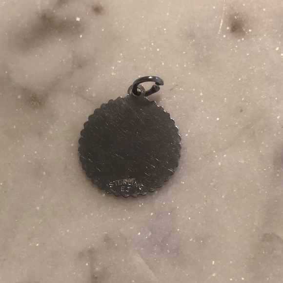 VTG Sterling Silver ‘Darling 14’ Miniature Charm Bracelet Disc Charm 20mm - Picture 3 of 4